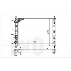 016-017-0017 LORO Радиатор, охлаждение двигателя