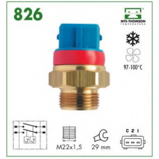 826 MTE-THOMSON Термовыключатель, вентилятор радиатора