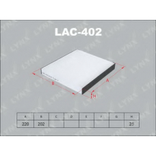 LAC-402 LYNX Cалонный фильтр