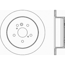 BDR2172.10 OPEN PARTS Тормозной диск