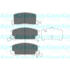 KBP-9057 KAVO PARTS Комплект тормозных колодок, дисковый тормоз