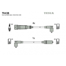 T043B TESLA Комплект проводов зажигания