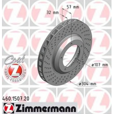 460.1507.20 ZIMMERMANN Тормозной диск