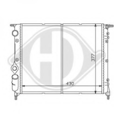 8129170 DIEDERICHS Радиатор, охлаждение двигателя