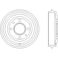 62919 PAGID Тормозной барабан