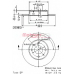 14138 E METZGER Тормозной диск