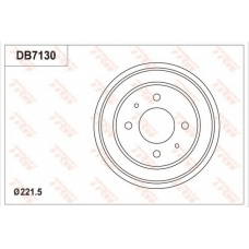 DB7130 TRW Тормозной барабан