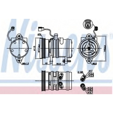 89272 NISSENS Компрессор, кондиционер