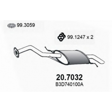 20.7032 ASSO Глушитель выхлопных газов конечный
