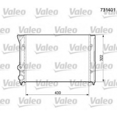 731401 VALEO Радиатор, охлаждение двигателя