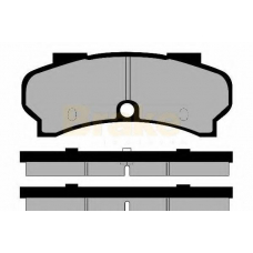 PA514 BRAKE ENGINEERING Комплект тормозных колодок, дисковый тормоз