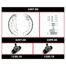 3397.00 REMSA Комплект тормозов, барабанный тормозной механизм