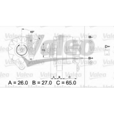 433435 VALEO Генератор
