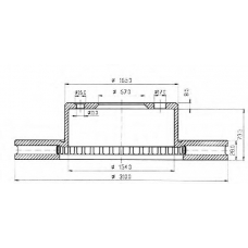 BDC4323 QUINTON HAZELL Тормозной диск