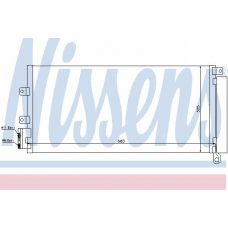 940023 NISSENS Конденсатор, кондиционер