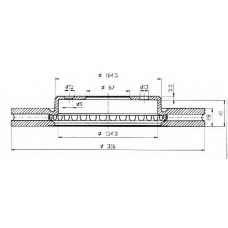 BDC4776 QUINTON HAZELL Тормозной диск