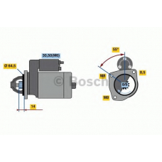 0 986 023 650 BOSCH Стартер