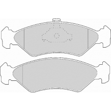 FD6712N NECTO Комплект тормозных колодок, дисковый тормоз