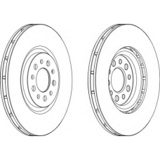 DDF1453-1 FERODO Тормозной диск