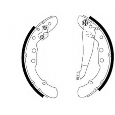 H8755 PAGID Комплект тормозных колодок