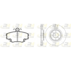 8141.06 ROADHOUSE Комплект тормозов, дисковый тормозной механизм