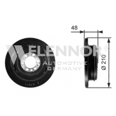 FVD99561 FLENNOR Ременный шкив, коленчатый вал