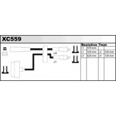 XC559 QUINTON HAZELL Комплект проводов зажигания