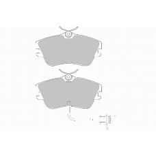 FD6949N NECTO Комплект тормозных колодок, дисковый тормоз