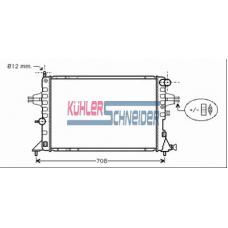 0600461 KUHLER SCHNEIDER Радиатор, охлаждение двигател