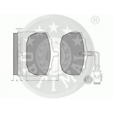 9335 OPTIMAL Комплект тормозных колодок, дисковый тормоз