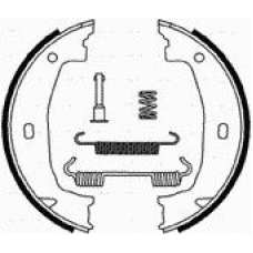 153-018K CIFAM Комплект тормозных колодок, стояночная тормозная с
