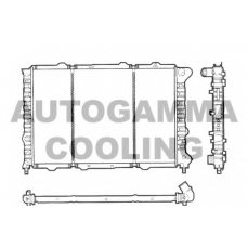 101144 AUTOGAMMA Радиатор, охлаждение двигателя