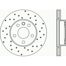 BDRS1843.25 OPEN PARTS Тормозной диск