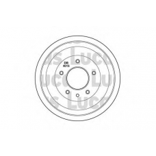 DB4015 TRW Тормозной барабан
