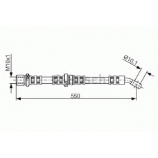 1 987 481 136 BOSCH Тормозной шланг