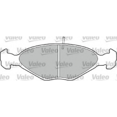 551451 VALEO Комплект тормозных колодок, дисковый тормоз