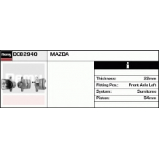 DC82940 DELCO REMY Тормозной суппорт