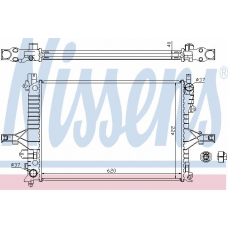 65557A NISSENS Радиатор, охлаждение двигателя