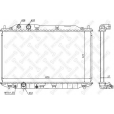 10-25421-SX STELLOX Радиатор, охлаждение двигателя