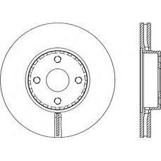 BDR2155.20 OPEN PARTS Тормозной диск