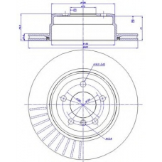 142.1465 CAR Тормозной диск