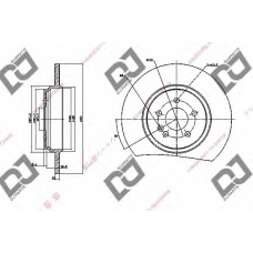 BD1153 DJ PARTS Тормозной диск