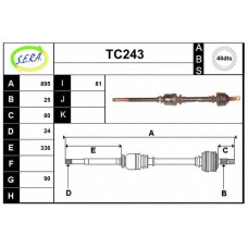 TC243 SERA Приводной вал