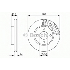 0 986 479 837 BOSCH Тормозной диск