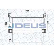 723M17 JDEUS Конденсатор, кондиционер