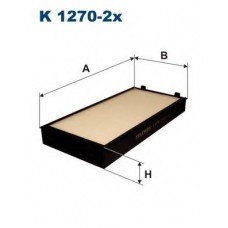 K1270-2X FILTRON Фильтр, воздух во внутренном пространстве