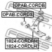 OPAB-CORDB FEBEST Подвеска, рычаг независимой подвески колеса