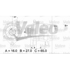 436397 VALEO Генератор