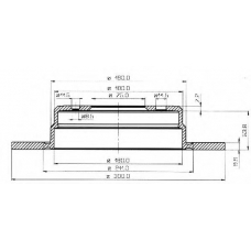 BSF3640 QUINTON HAZELL Тормозной диск