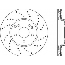 BDRS1863.25 OPEN PARTS Тормозной диск